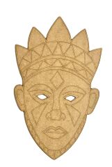 AHŞAP BOYAMA AFRİKA MASK 3'LÜ BOYAMA SETİ