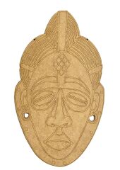 AHŞAP BOYAMA AFRİKA MASK 3'LÜ BOYAMA SETİ