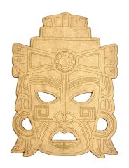 AHŞAP BOYAMA AFRİKA MASK 3'LÜ BOYAMA SETİ