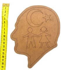23 NİSAN TEMALI AHŞAP OBJE AHŞAP BOYAMA OBJESİ