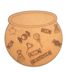 Çocuklar İçin Ahşap Boyama Ramazan Bayramı Şeker Okul Öncesi