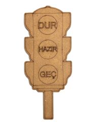 Ahşap Boyama Karayolu Trafik Güvenliği Günü ve Trafik Haftası (boya+fırça)