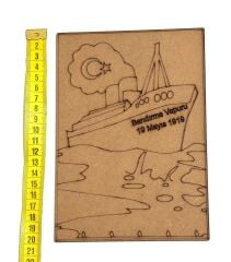 Çocuklar İçin Ahşap Boyama 19 MAYIS Bandırma Okul Öncesi