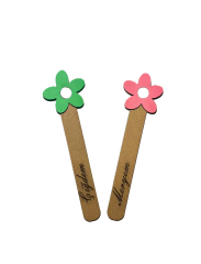 İsme Özel Hediyelik Ahşap Papatya Başlı Kitap Ayracı