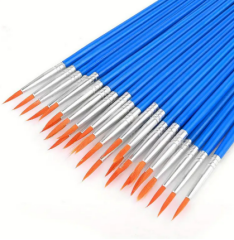 İnce Uçlu Plastik Saplı Boyama Fırçası