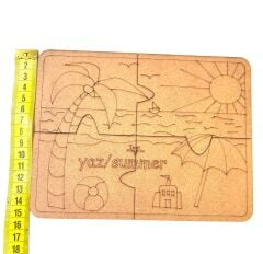 AHŞAP BOYAMA PUZZLE YAPBOZ