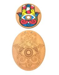 Çocuklar İçin Ahşap Boyama Fatma Ana Eli Süs Okul Öncesi