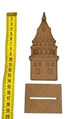 Ahşap Boyama İstanbul Temalı Ayosofya Kız Kulesi