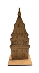 Ahşap Boyama İstanbul Temalı Ayosofya Kız Kulesi