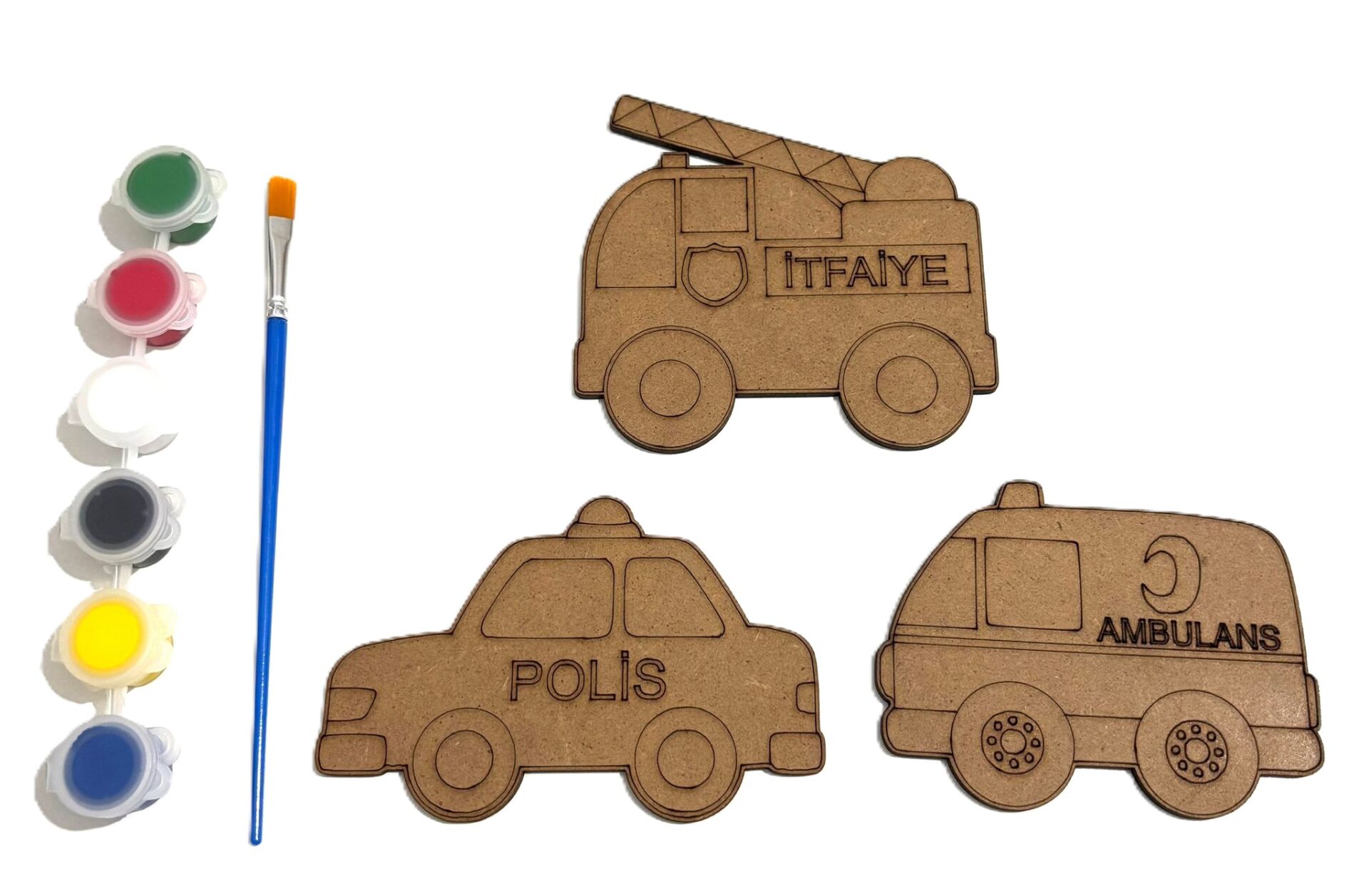 Ahşap Boyama Acil Yardım Araçları