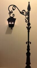 Ahşap Duvar Mumluğu Aplik Duvar Süsü Mumluk