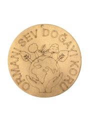 Çocuklar İçin Ahşap Boyama Orman Doğa Çevre Okul Öncesi