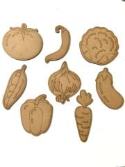 Çocuklar İçin Ahşap Boyama Sebzeler Boyama Okul Öncesi