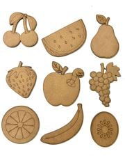 Çocuklar İçin Ahşap Boyama Meyveler Okul Öncesi