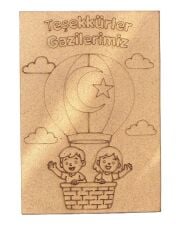 Çocuklar İçin Ahşap Boyama Gaziler Günü Okul Öncesi