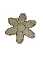 Çocuklar İçin Ahşap Boyama Papatya Çiçek Boncuk Süsleme