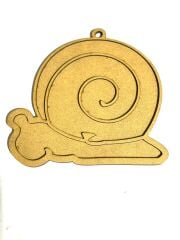 Çocuklar İçin Ahşap Boyama Salyangoz Boncuk Süsleme