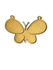 Çocuklar İçin Ahşap Boyama Kelebek Boncuk Süsleme