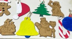 Çocuklar İçin Ahşap Boyama Yılbaşı Ağacı Yılbaşı Süsü