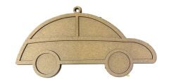 Çocuklar İçin Ahşap Boyama Araba Mozaik Süsleme