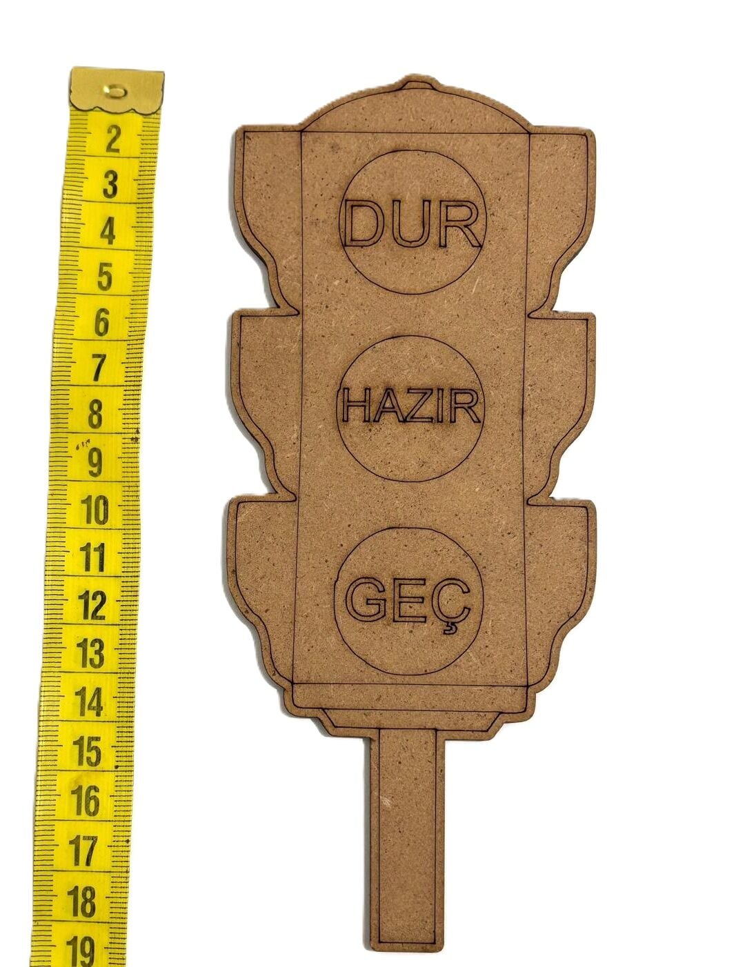 Çocuklar İçin Ahşap Boyama Seti Trafik Güvenliği Okul Öncesi