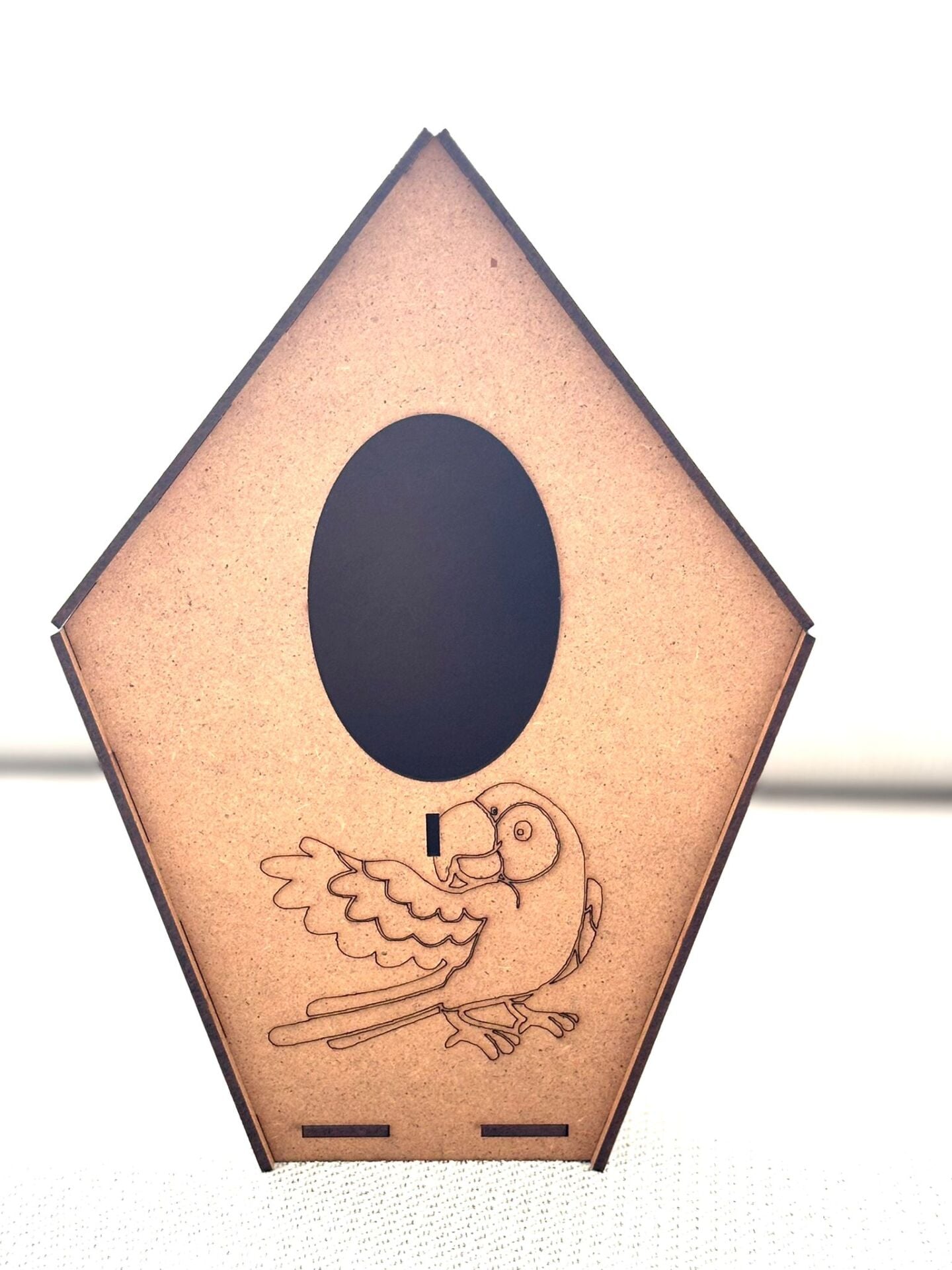 Çocuklar İçin Ahşap Boyama Kuş Evi Süs Etkinlik Okul Öncesi