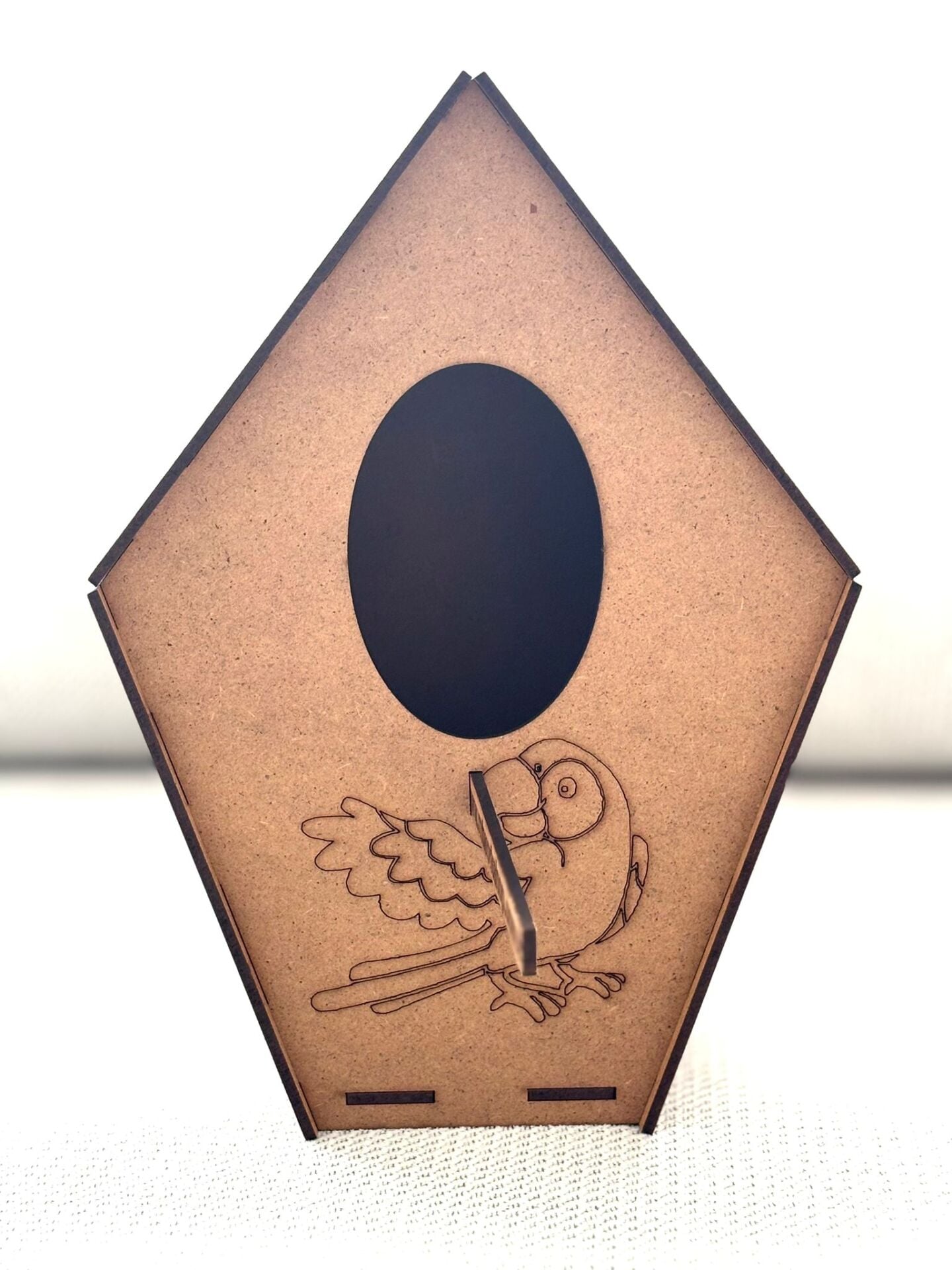 Çocuklar İçin Ahşap Boyama Kuş Evi Süs Etkinlik Okul Öncesi