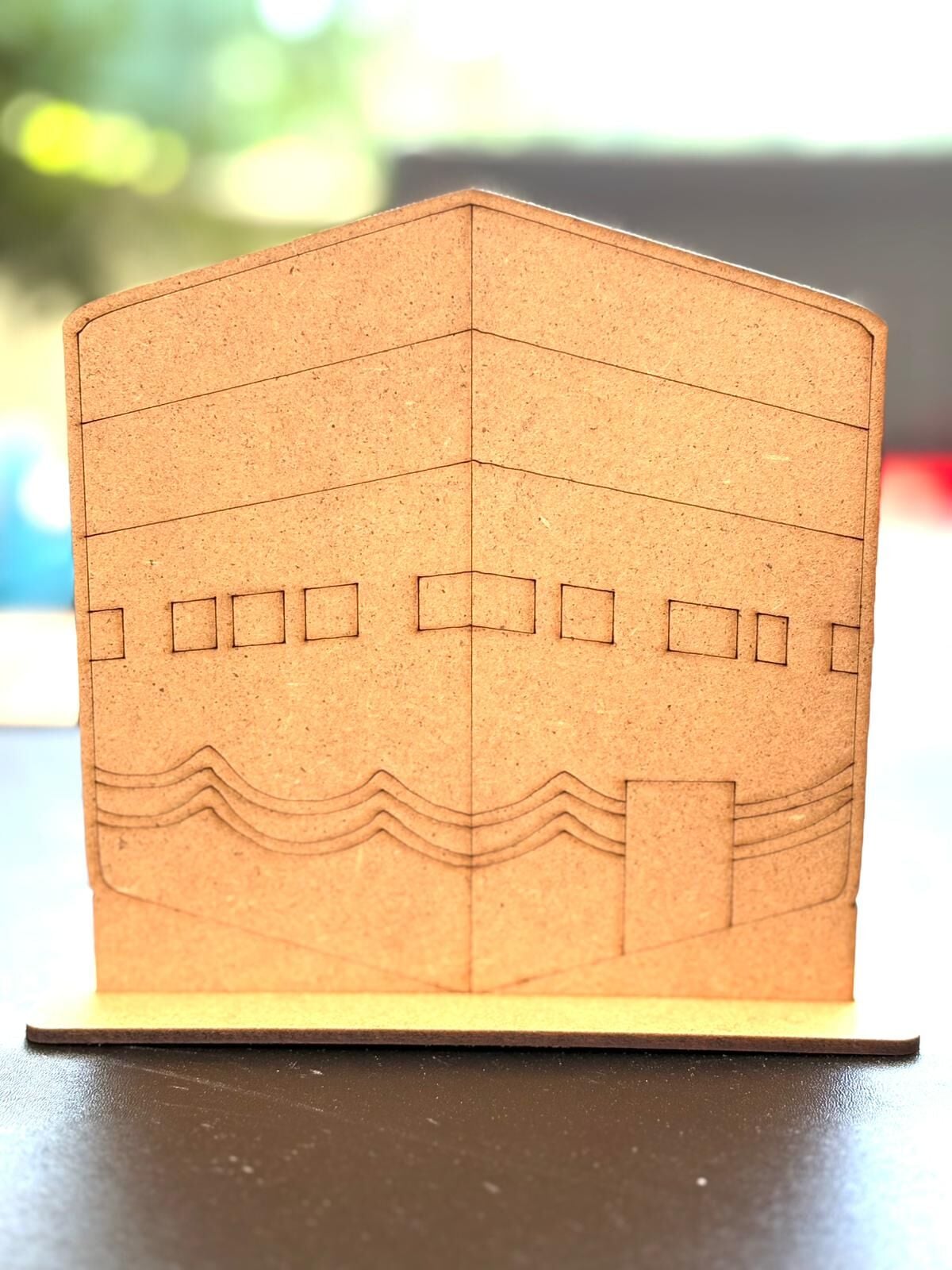 Çocuklar İçin Ahşap Boyama Kabe Maketi Boyama Okul Öncesi