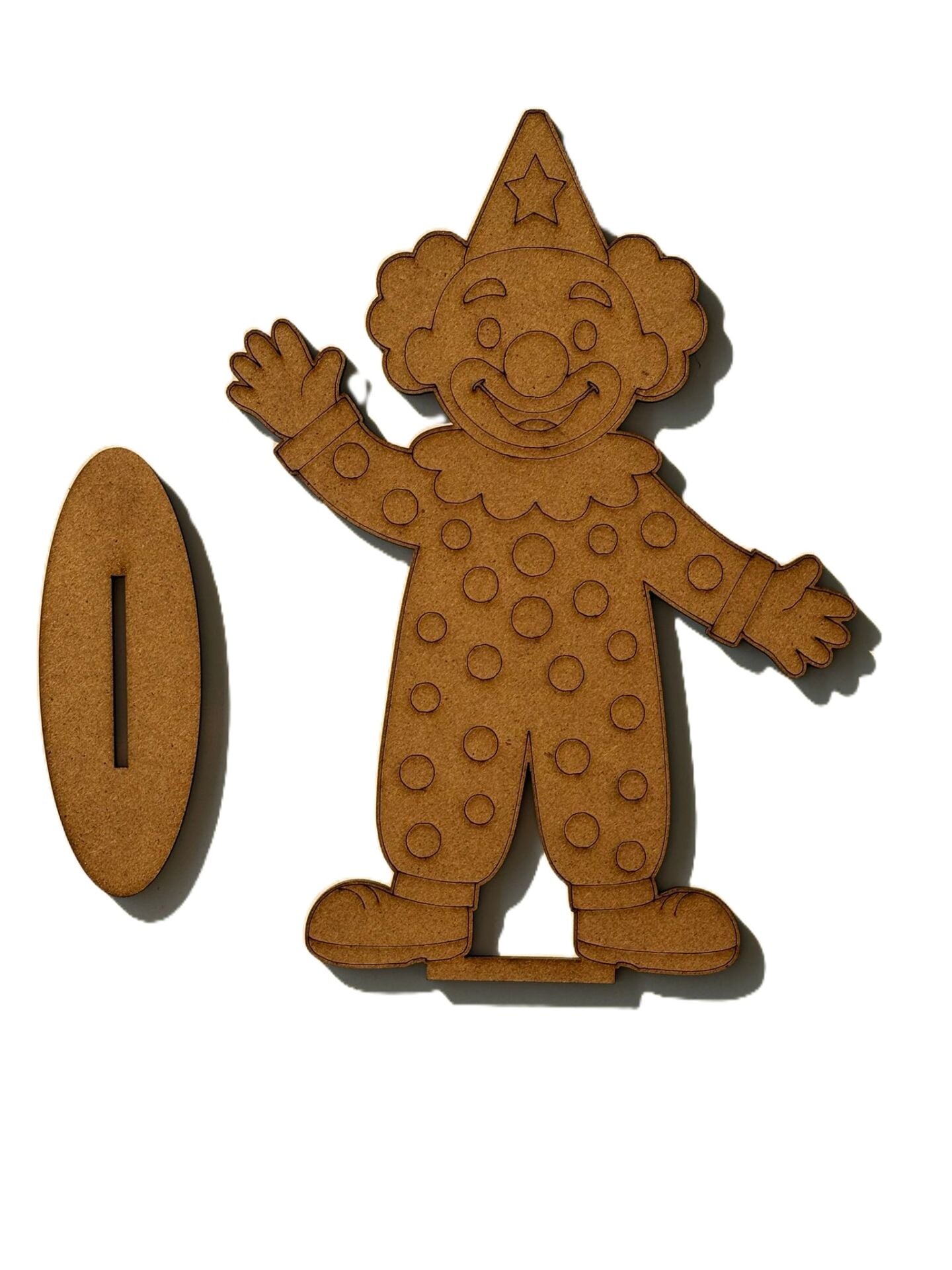 Çocuklar İçin Ahşap Boyama Palyanço Boyama Okul Öncesi