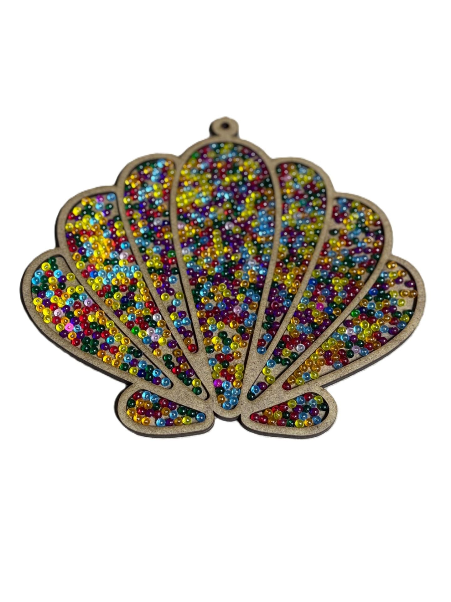 Çocuklar İçin Ahşap Boyama Deniz Kabuğu Boncuk Süsleme