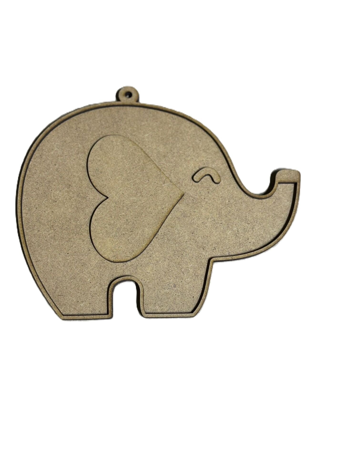 Çocuklar İçin Ahşap Boyama Fil Boncuk Süsleme