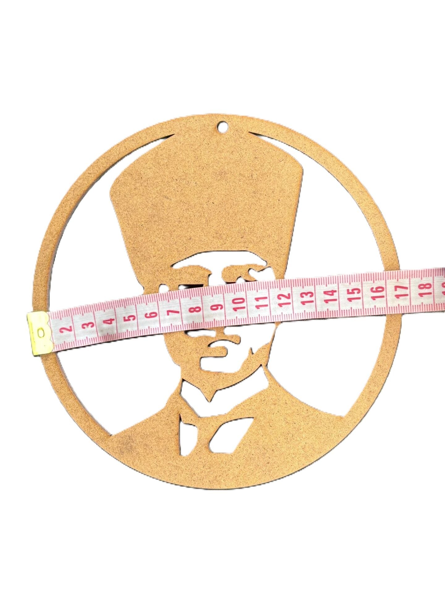 Çocuklar İçin Ahşap Boyama Atatürk Silüeti Asılabilir