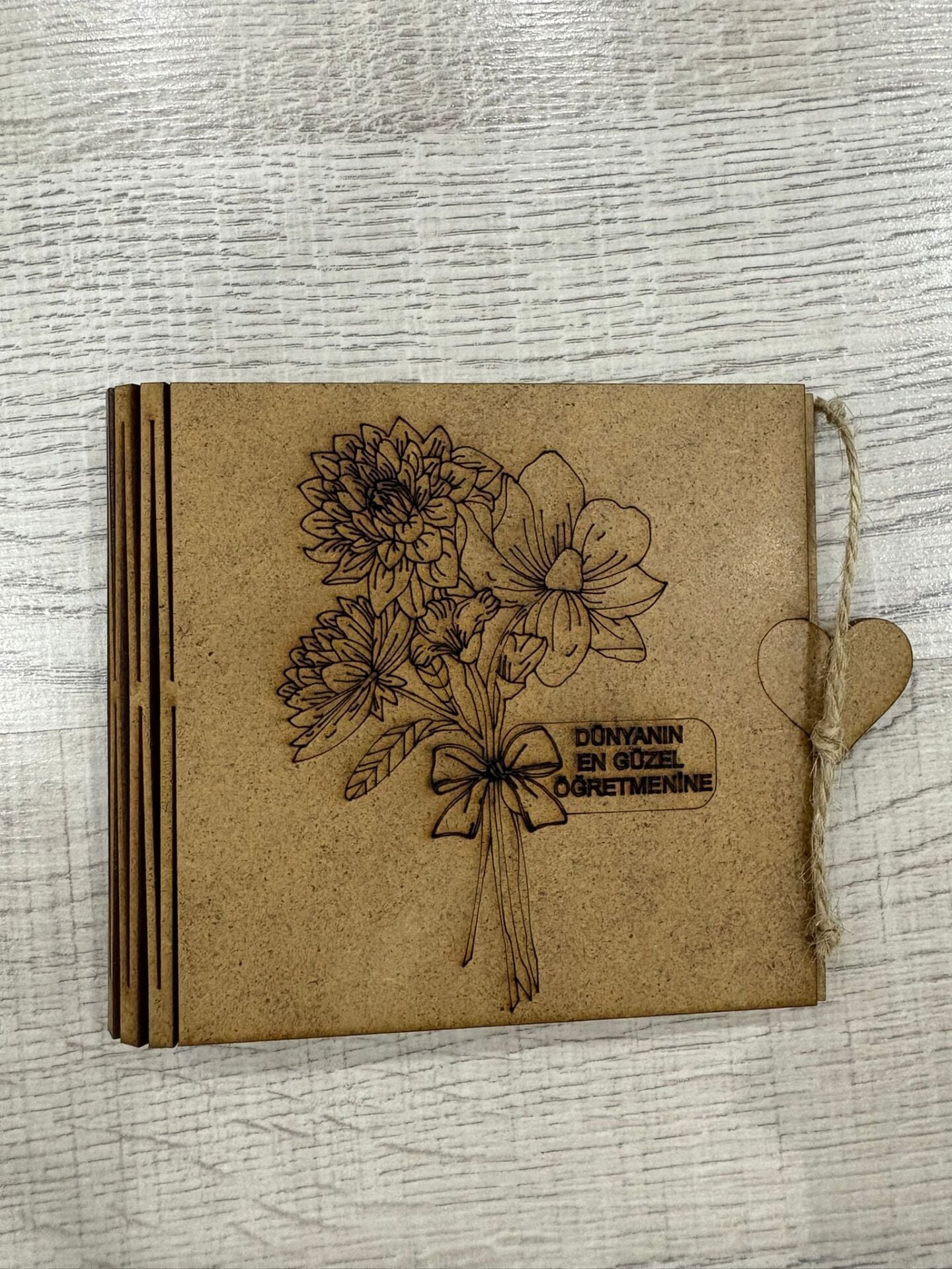 Çocuklar İçin Ahşap Boyama Öğretmenler Günü Anneler Günü