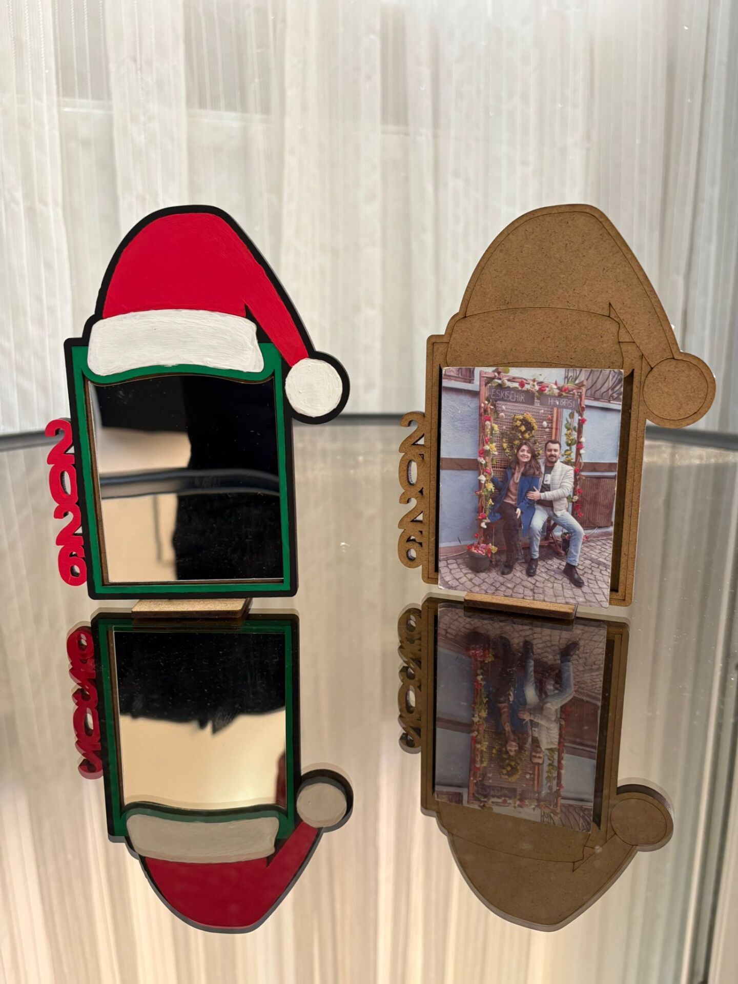 Çocuklar İçin Ahşap Boyama Yılbaşı Etkinliği Aynalı