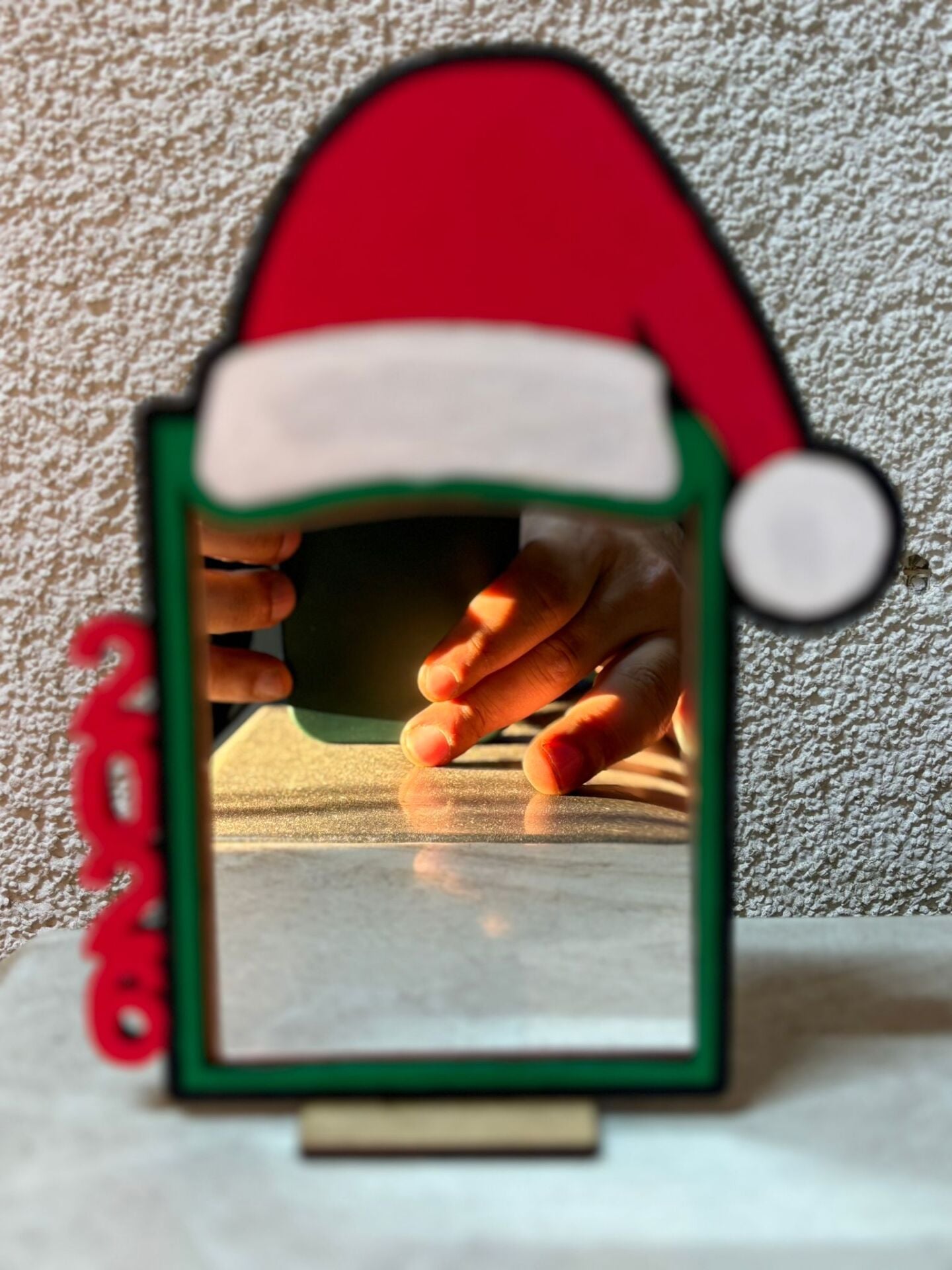 Çocuklar İçin Ahşap Boyama Yılbaşı Etkinliği Aynalı