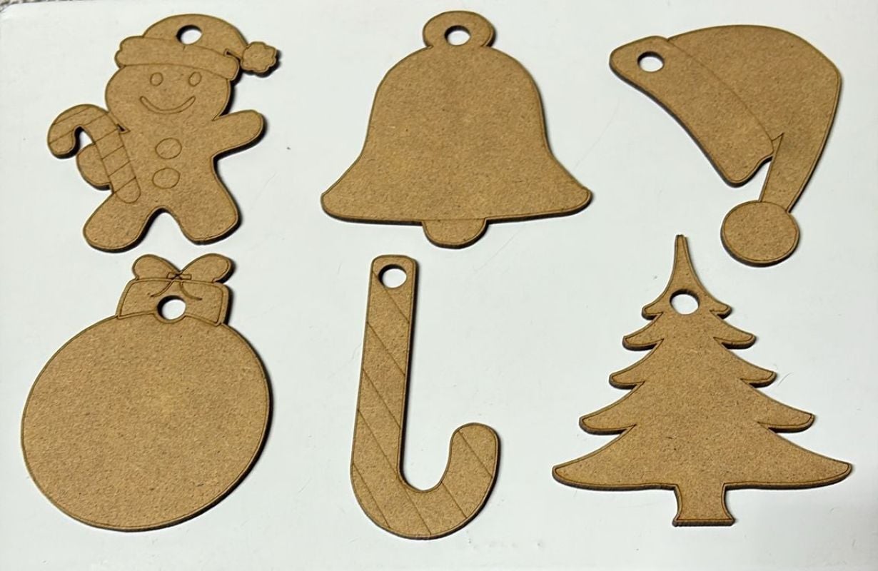 Çocuklar İçin Ahşap Boyama Yılbaşı Ağacı Yılbaşı Süsü