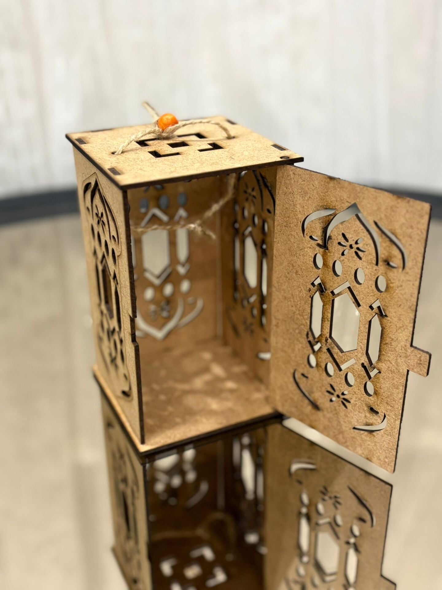 Çocuklar İçin Ahşap Boyama Ramazan Kandili Feneri