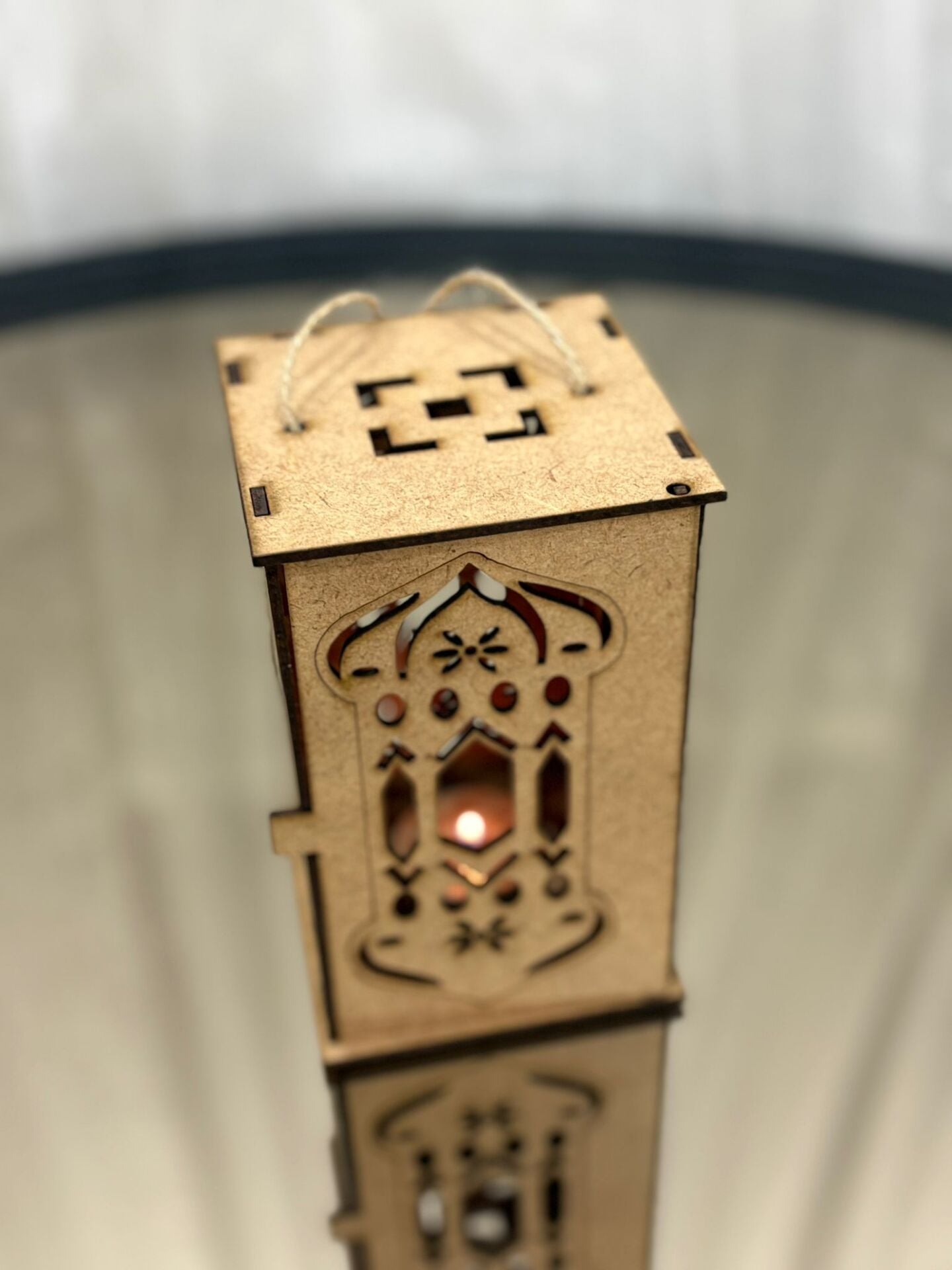 Çocuklar İçin Ahşap Boyama Ramazan Kandili Feneri