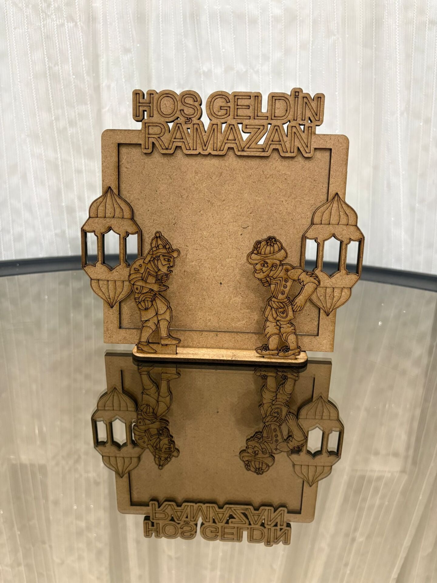 Çocuklar İçin Ahşap Boyama Ramazan Çerçeve