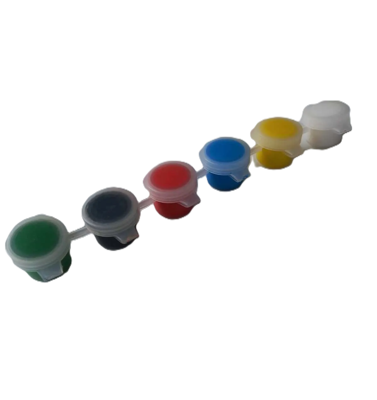 Akrilik Boya 6 Ana Renkten Oluşan Kapaklı 3ml Boya Seti