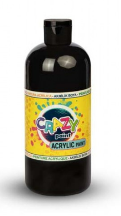 Crazy Akrilik Boya 550 GR Akrilik Paint SİYAH