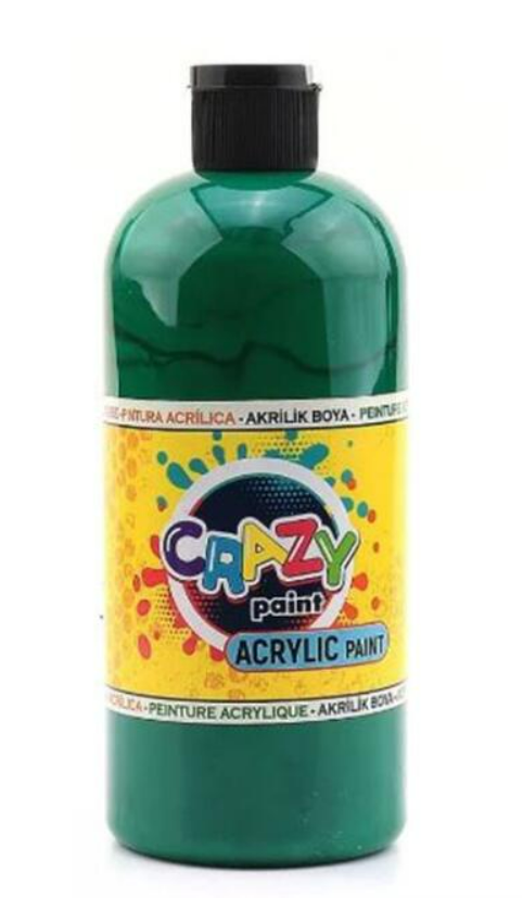 Crazy Akrilik Boya 550 GR Akrilik Paint YEŞİL