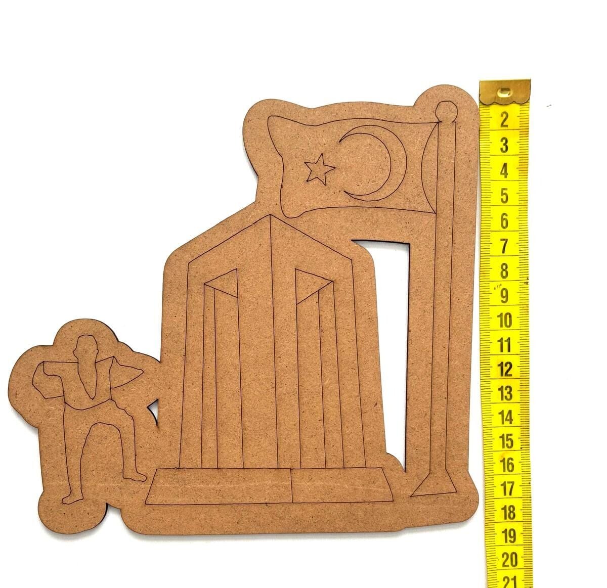 Ahşap Boyama Seti 18 Mart Temalı Obje Okul Öncesi