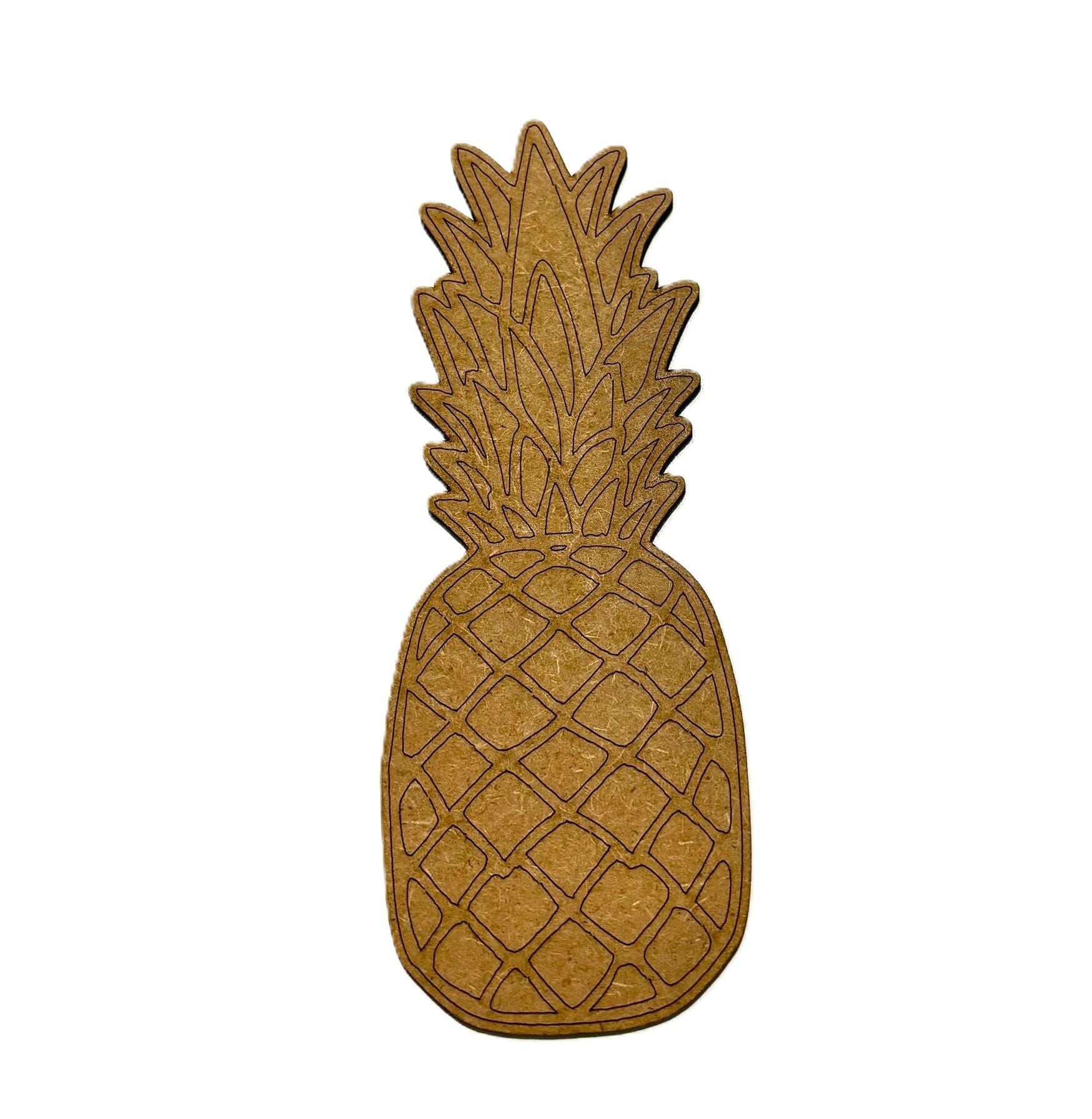 Ahşap Boyama Seti Ananas Desenli Obje Okul Öncesi