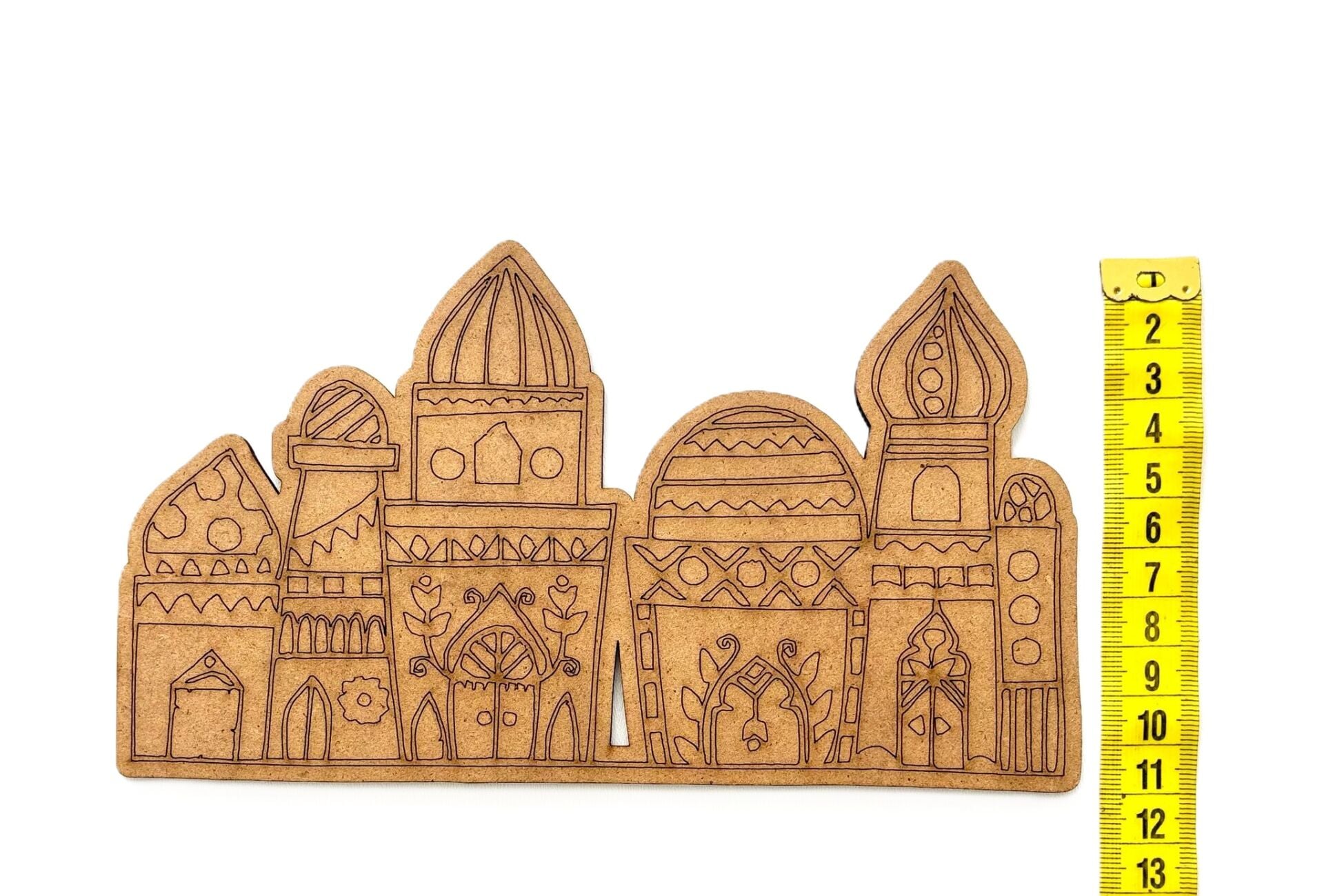 Çocuklar İçin Ahşap Boyama Ramazan Mandala Okul Öncesi