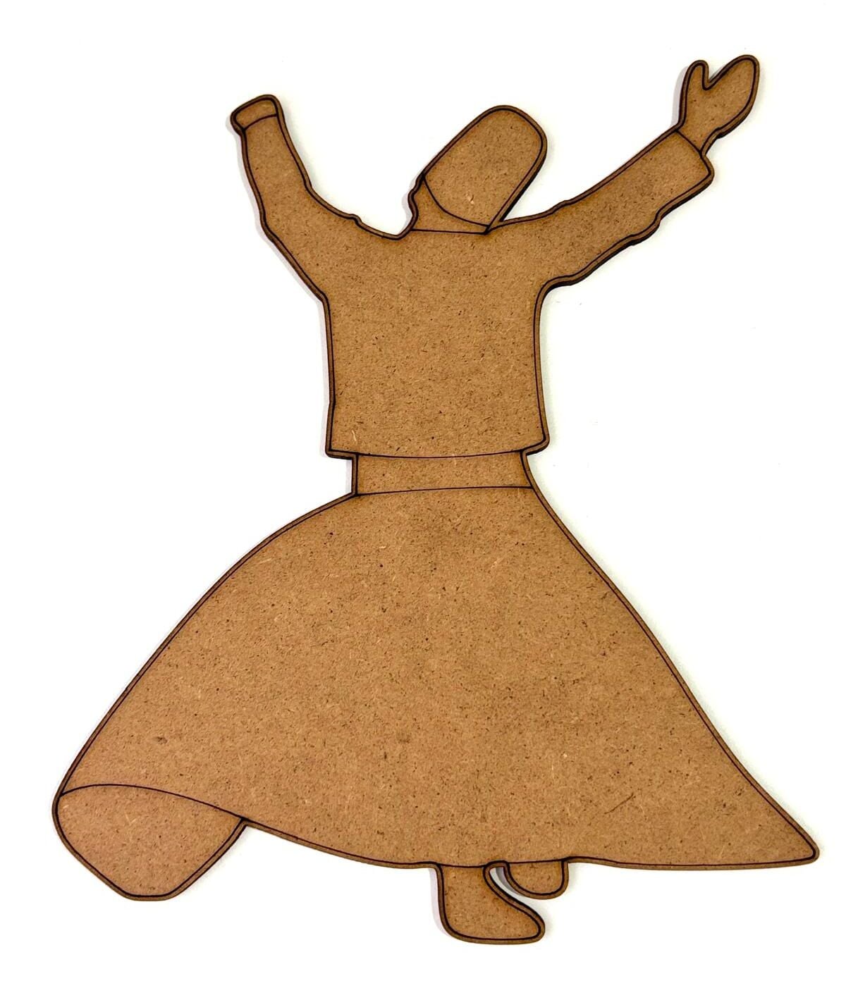 Çocuklar İçin Ahşap Boyama Semazen Temalı Okul Öncesi