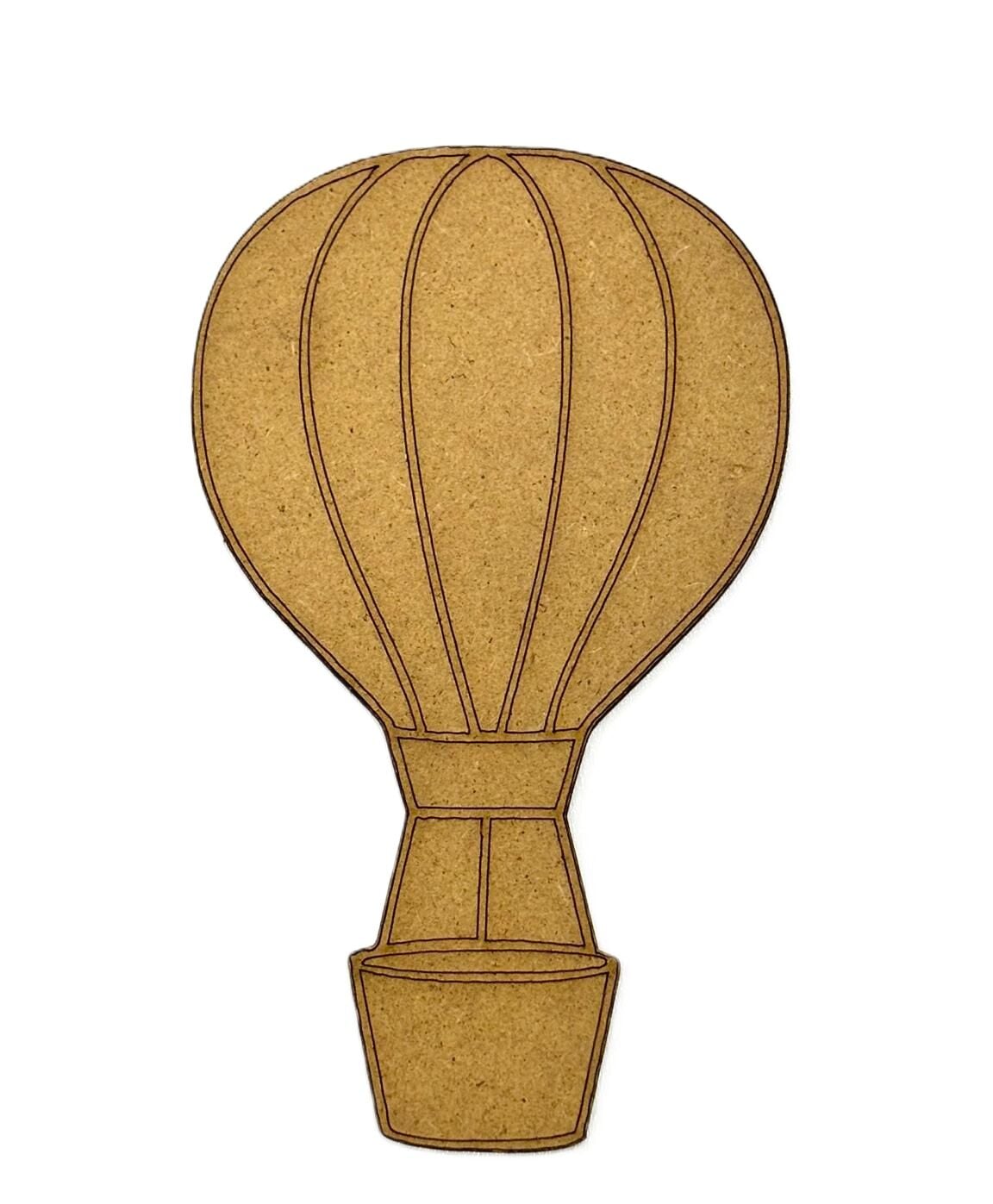 Çocuklar İçin Ahşap Boyama Sıcak Hava Uçan Balon Okul Öncesi