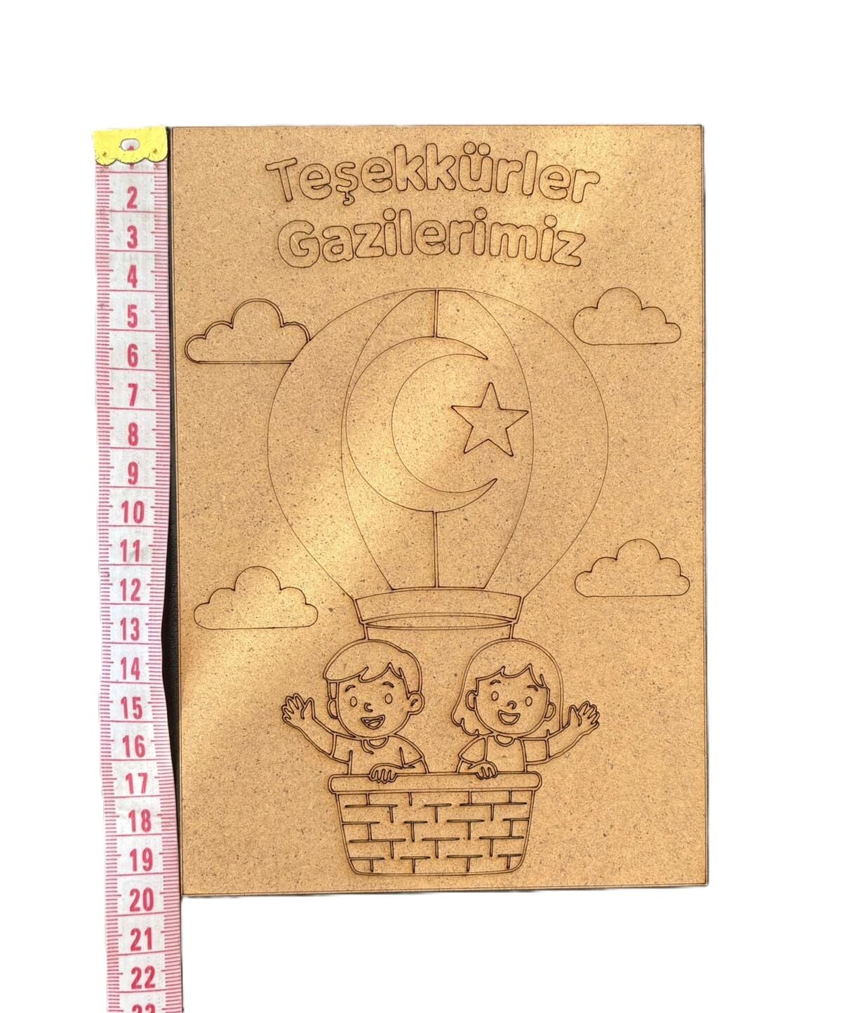 Çocuklar İçin Ahşap Boyama Gaziler Günü Okul Öncesi