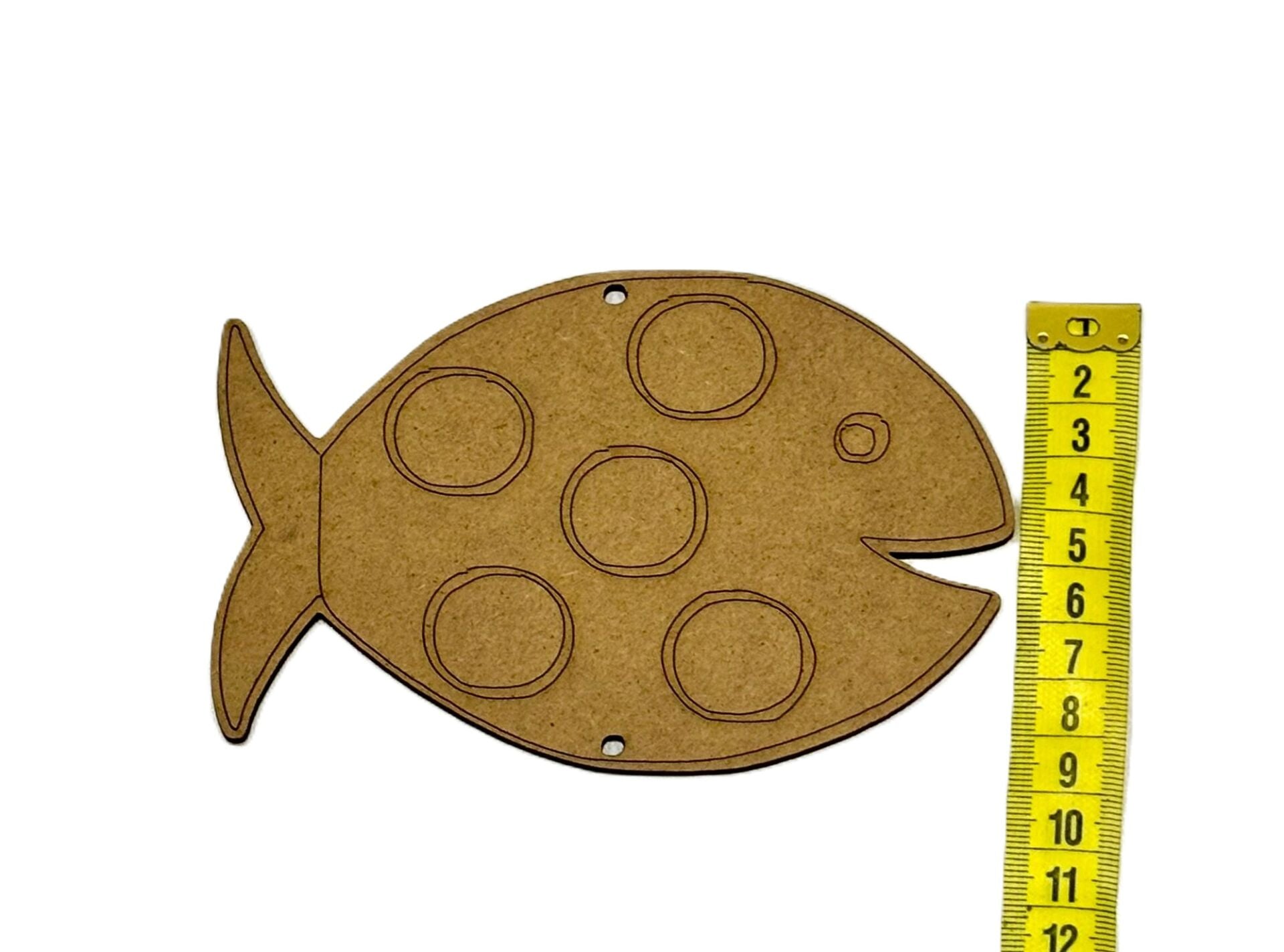 Çocuklar İçin Ahşap Boyama Balık Seti Hobi Kiti Okul Öncesi