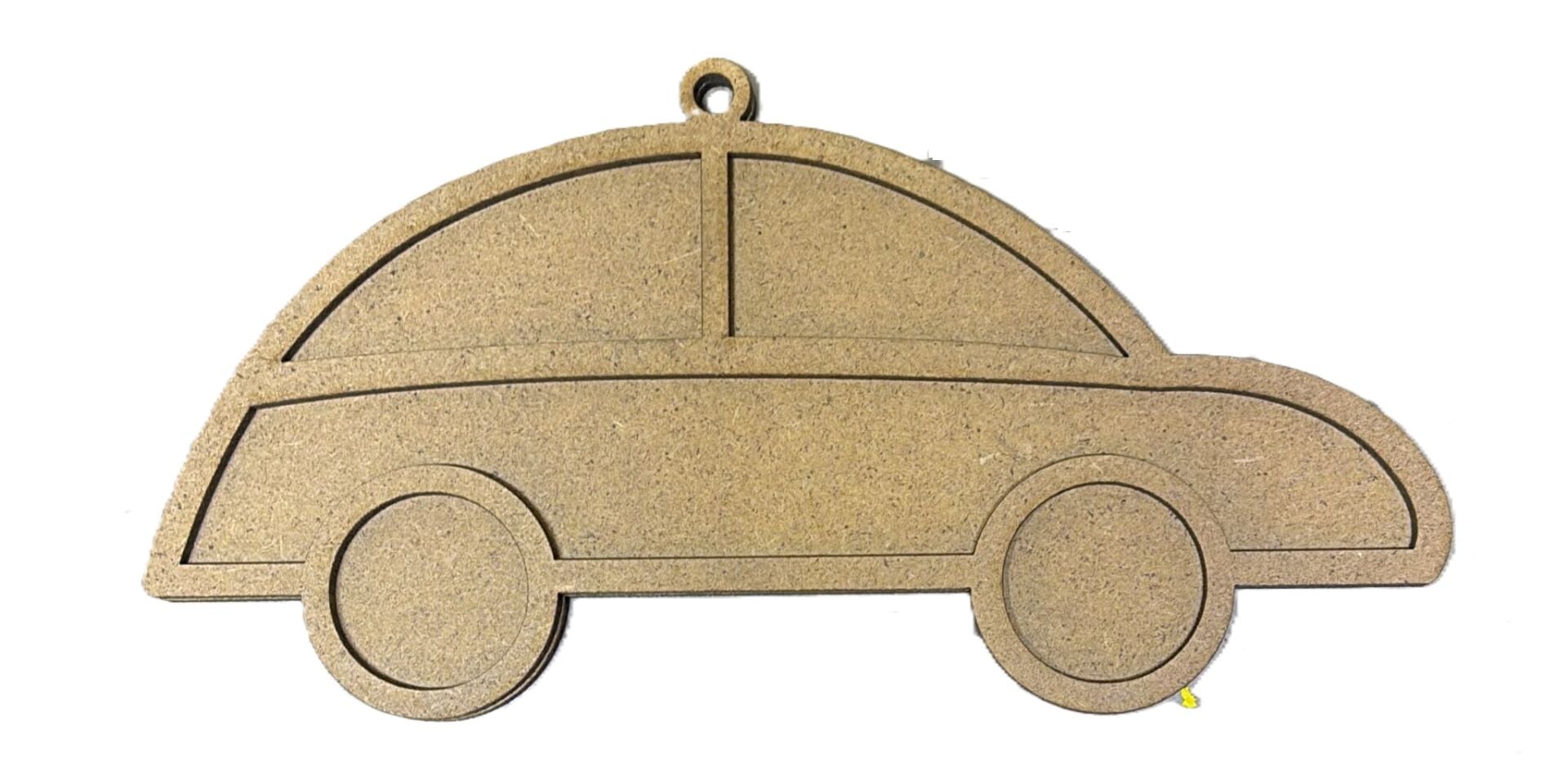 Çocuklar İçin Ahşap Boyama Araba Mozaik Süsleme